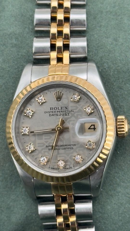 Rolex Lady-Datejust 26mm Diamant-Ziffernblatt Ref:69173, 1986