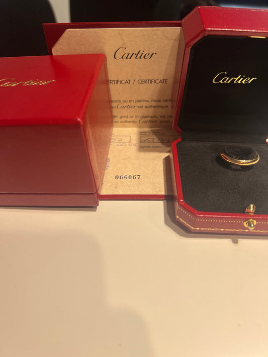 Original Cartier Ring 6,4g/ 750er Größe 55 mit Zertifikat