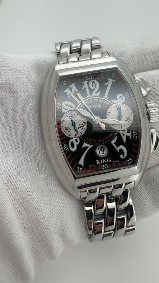Franck Muller Conquistador King Chronograph Ref. 8005 – Full Set