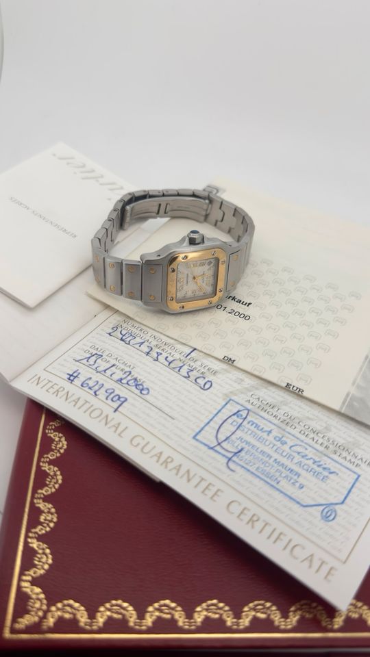 Cartier Santos Galbée Automatik Ref. 2423 | Full Set