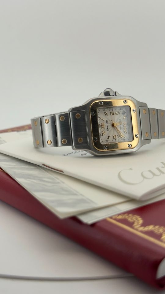 Cartier Santos Galbée Automatik Ref. 2423 | Full Set