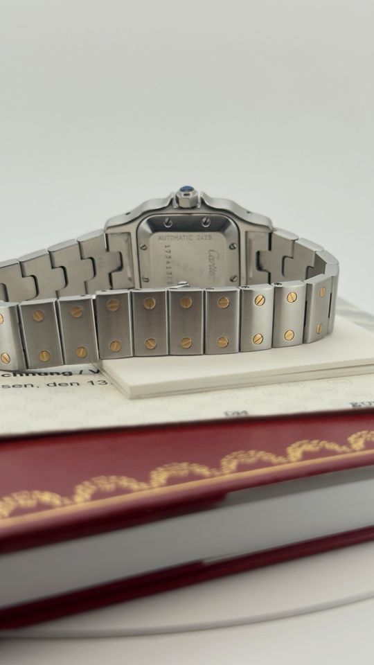 Cartier Santos Galbée Automatik Ref. 2423 | Full Set